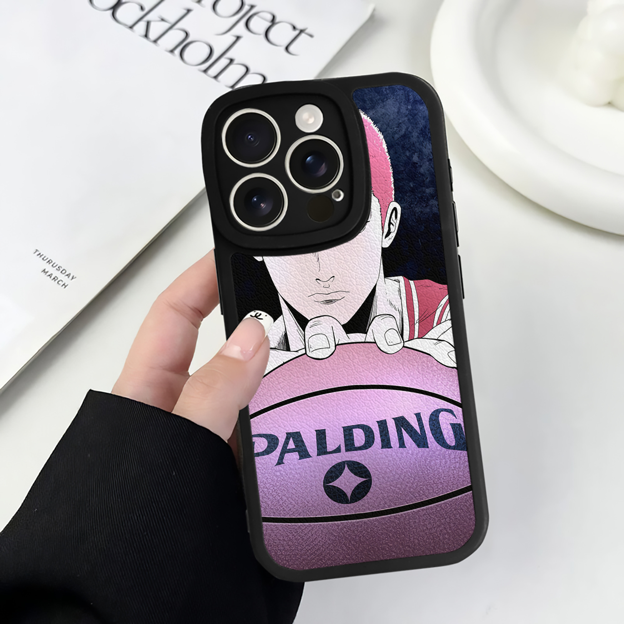 （画像用） SLAM DUNK／スラムダンク 【iPhone 16シリーズ対応】シリコンスマホケース（レザー調） 材質：シリコン